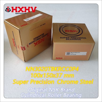 NN3020 NN3020TBKRCC0P4 Super Precision Chrome Steel 100x150x37 mm NSK Cylindrical Roller Bearing